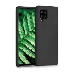 Vennus Samsung Galaxy A42 Real Smooth Θήκη Σιλικόνης - Black