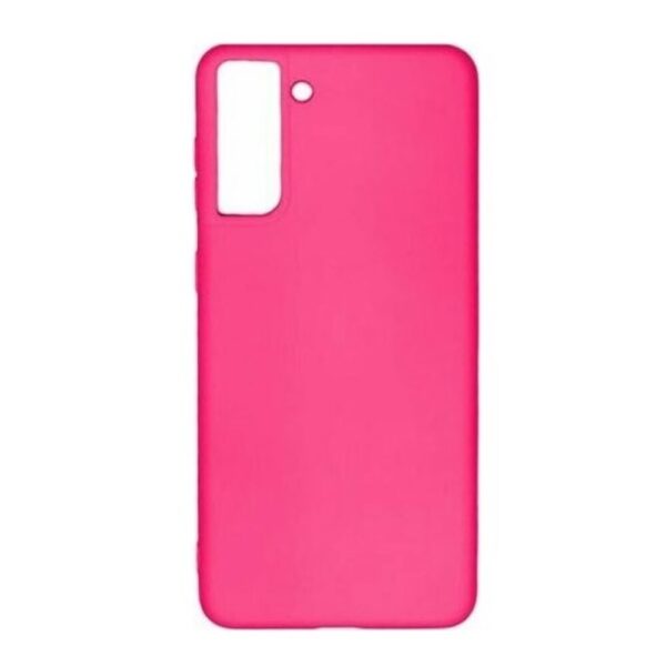 Vennus Samsung Galaxy S21 Plus 5G Real Smooth Θήκη Σιλικόνης - Fuchsia