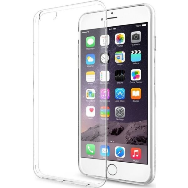 Forcell iPhone 6 Plus / 6s Plus 1mm Θήκη Σιλικόνης - Διάφανη