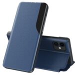 Θήκη iPhone 12 mini Βιβλίο Μπλε Side Display Magnetic Shockproof Horizontal Flip Case with Holder Blue