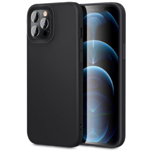 Θήκη iPhone 12 Pro Max Σιλικόνης Μαύρη ESR Cloud Serie Soft Liquid Silicone Protective Case Black
