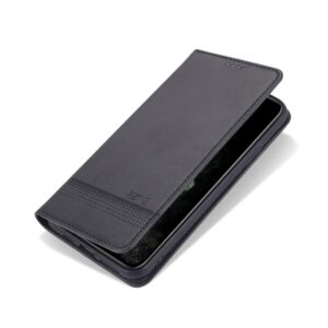 Θήκη iPhone 12 Pro Max Βιβλίο Μαύρο AZNS Magnetic Calf Texture Horizontal Flip Case Black