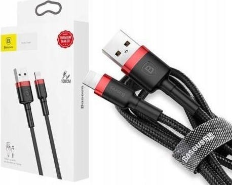 Baseus Καλώδιο Type-C Braided USB 2.0 Cable USB-C male - USB-A male Μαύρο 2m (CATKLF-C91)