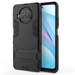 Σκληρή Θήκη Xiaomi Mi 10T Lite Μαύρη PC + TPU Shockproof Protective Case with Holder Black