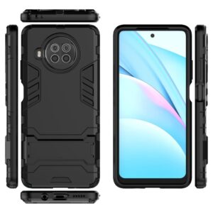 Σκληρή Θήκη Xiaomi Mi 10T Lite Μαύρη PC + TPU Shockproof Protective Case with Holder Black