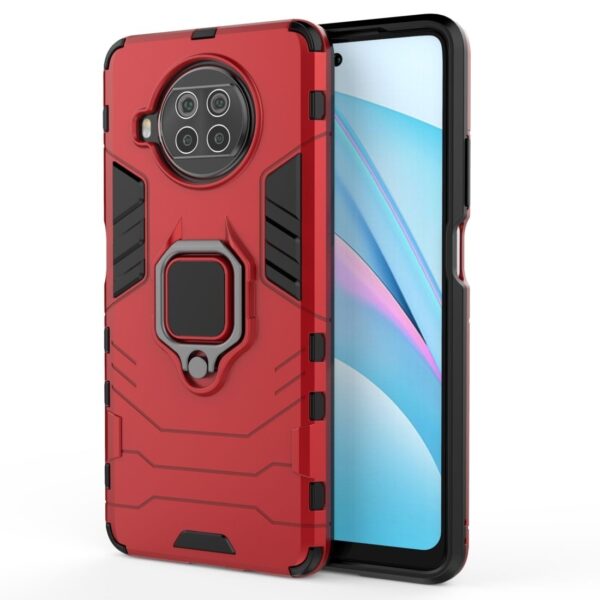 Σκληρή Θήκη Xiaomi Mi 10T Lite Κόκκινη Με Σταντ Shockproof PC + TPU Protective Case with Magnetic Ring Holder Red Σκληρή Θήκη Xiaomi Mi 10T Lite Κόκκινη Με Σταντ Shockproof PC + TPU Protective Case with Magnetic Ring Holder Red