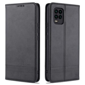 Θήκη Xiaomi Mi 10 Lite 5G Βιβλίο Μαύρο AZNS Magnetic Calf Texture Horizontal Flip Case Black