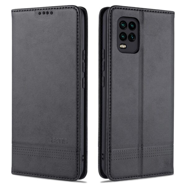 Θήκη Xiaomi Mi 10 Lite 5G Βιβλίο Μαύρο AZNS Magnetic Calf Texture Horizontal Flip Case Black