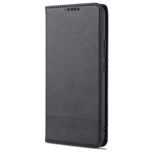 Θήκη Xiaomi Mi 10 Lite 5G Βιβλίο Μαύρο AZNS Magnetic Calf Texture Horizontal Flip Case Black