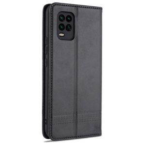 Θήκη Xiaomi Mi 10 Lite 5G Βιβλίο Μαύρο AZNS Magnetic Calf Texture Horizontal Flip Case Black