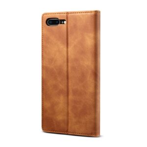 Θήκη iPhοne 7 Plus / 8 Plus Βιβλίο Καφέ GUSSIM GS-001 Business Style Horizontal Flip Skin Feel Case Bown
