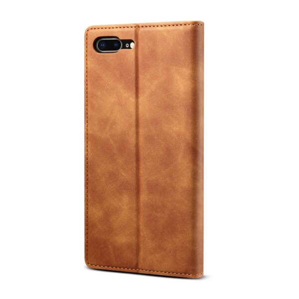 Θήκη iPhοne 7 Plus / 8 Plus Βιβλίο Καφέ GUSSIM GS-001 Business Style Horizontal Flip Skin Feel Case Bown