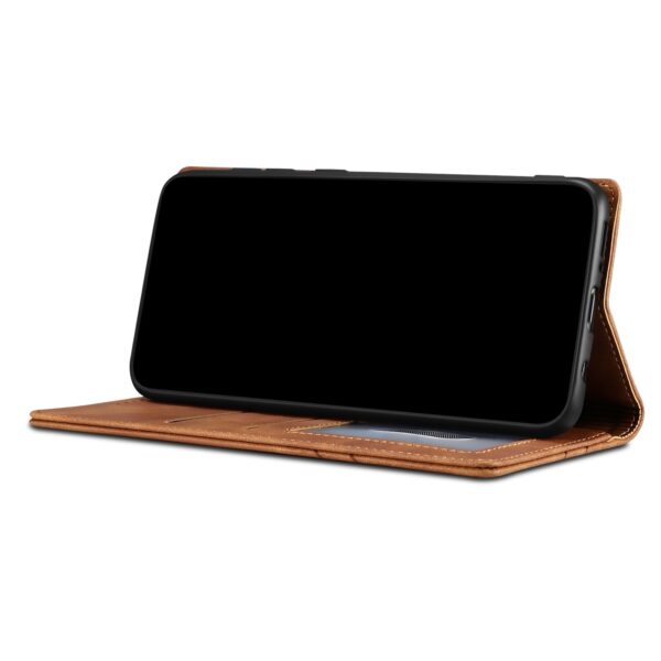 Θήκη iPhοne 7 Plus / 8 Plus Βιβλίο Καφέ GUSSIM GS-001 Business Style Horizontal Flip Skin Feel Case Bown