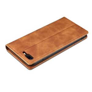 Θήκη iPhοne 7 Plus / 8 Plus Βιβλίο Καφέ GUSSIM GS-001 Business Style Horizontal Flip Skin Feel Case Bown