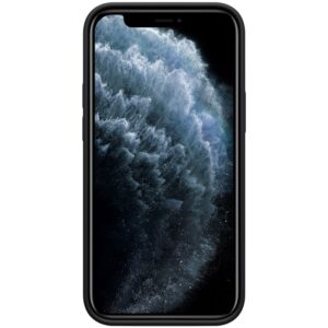 Θήκη iPhone 12 Pro Max Σιλικόνης Μαύρη NILLKIN Flex Pure Series Solid Color Liquid Silicone Dropproof Protective Case Black