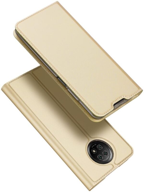 Θήκη Xiaomi Redmi Note 9T Βιβλίο Χρυσό Dux Ducis Skin Pro Book Case Gold
