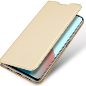 Θήκη Xiaomi Redmi Note 9T Βιβλίο Χρυσό Dux Ducis Skin Pro Book Case Gold