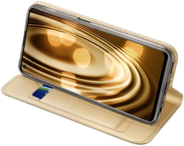 Θήκη Xiaomi Redmi Note 9T Βιβλίο Χρυσό Dux Ducis Skin Pro Book Case Gold