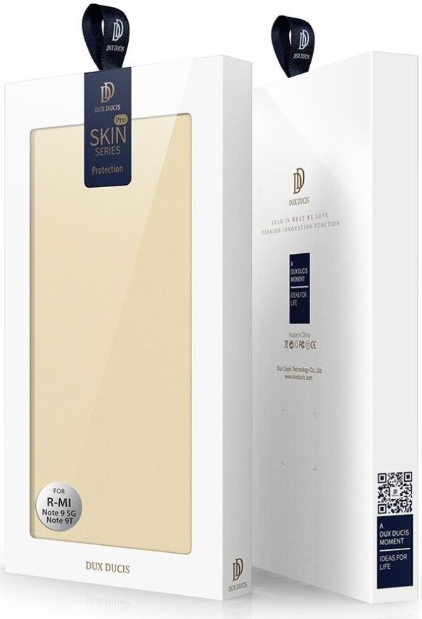 Θήκη Xiaomi Redmi Note 9T Βιβλίο Χρυσό Dux Ducis Skin Pro Book Case Gold