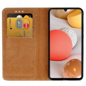 Θήκη Samsung Galaxy A42 Βιβλίο Καφέ Special Leather Book Case Brown (5900217396574)