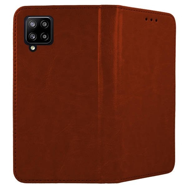 Θήκη Samsung Galaxy A42 Βιβλίο Καφέ Special Leather Book Case Brown (5900217396574)