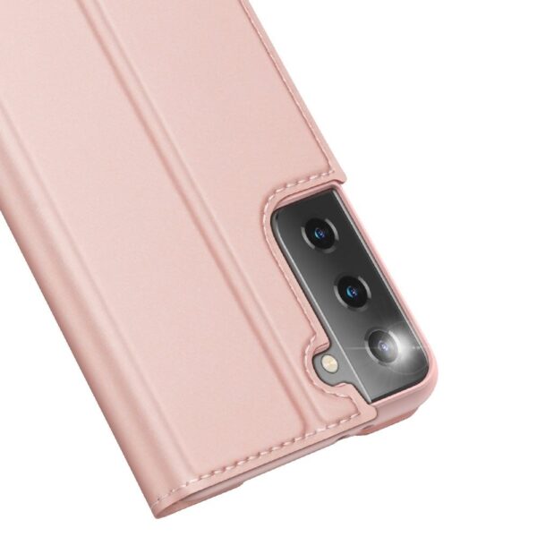 Θήκη Samsung Galaxy S21 5G Βιβλίο Ροζ - Χρυσό Dux Ducis Skin Pro Book Case Rose - Gold (6934913054468)