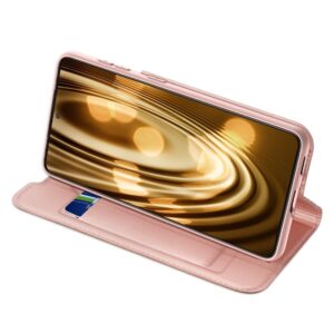 Θήκη Samsung Galaxy S21 5G Βιβλίο Ροζ - Χρυσό Dux Ducis Skin Pro Book Case Rose - Gold (6934913054468)