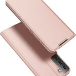 Θήκη Samsung Galaxy S21 Plus 5G Βιβλίο Ροζ - Χρυσό Dux Ducis Skin Pro Book Case Rose - Gold (6934913054505)