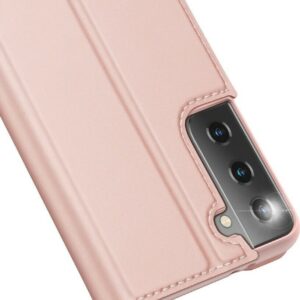 Θήκη Samsung Galaxy S21 Plus 5G Βιβλίο Ροζ - Χρυσό Dux Ducis Skin Pro Book Case Rose - Gold (6934913054505)