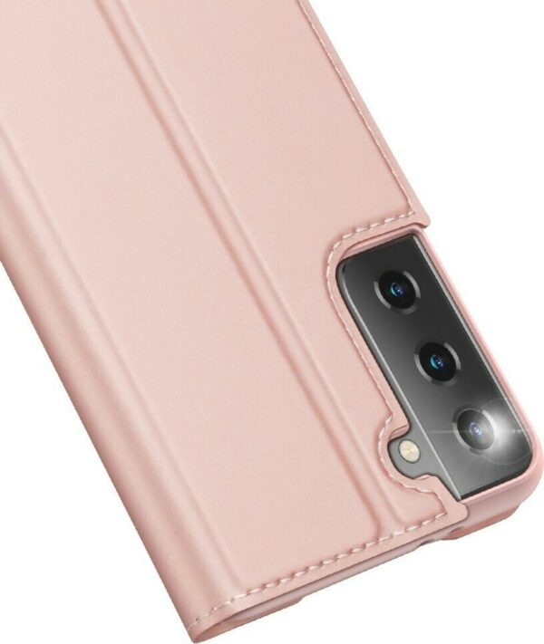 Θήκη Samsung Galaxy S21 Plus 5G Βιβλίο Ροζ - Χρυσό Dux Ducis Skin Pro Book Case Rose - Gold (6934913054505)