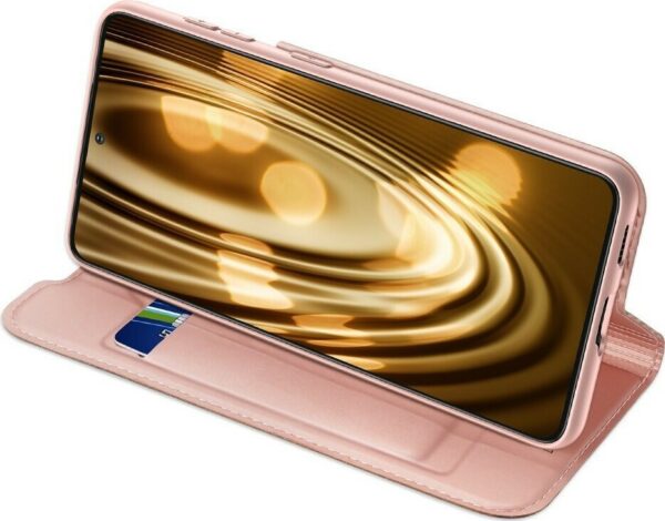 Θήκη Samsung Galaxy S21 Plus 5G Βιβλίο Ροζ - Χρυσό Dux Ducis Skin Pro Book Case Rose - Gold (6934913054505)