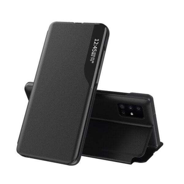 Tel1 Samsung Galaxy A72 4G / A72 5G Eco Leather View Θήκη Βιβλίο - Black Tel1 Samsung Galaxy A72 4G / A72 5G Eco Leather View Θήκη Βιβλίο - Black