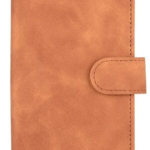 Tel1 TCL 20Y / Alcatel 1S 2021 Solid Color Skin Feel Magnetic Θήκη Βιβλίο - Brown