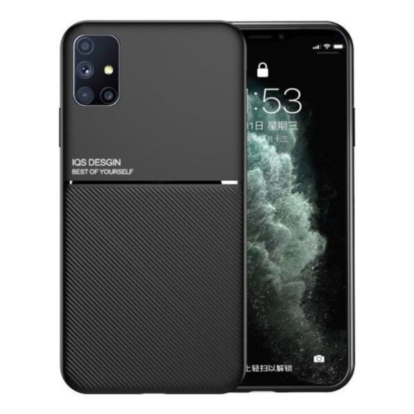 Forcell Samsung Galaxy M51 Magnetic Shockproof Θήκη Σιλικόνης - Black Forcell Samsung Galaxy M51 Magnetic Shockproof Θήκη Σιλικόνης - Black