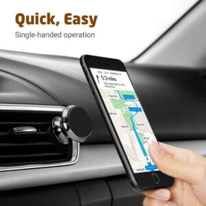 Forcell Samsung Galaxy A72 4G / A72 5G Metal Ring Holder 360 Degree Rotating Θήκη Σιλικόνης - Black