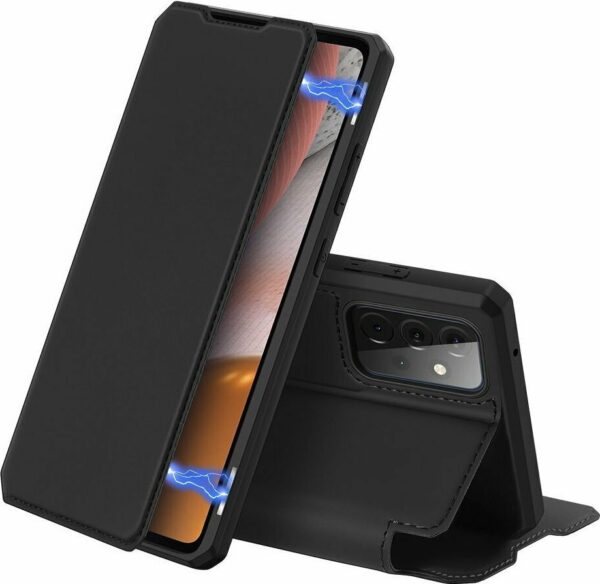 Samsung Galaxy A72 4G / A72 5G Θήκη Βιβλίο Μαύρο Dux Ducis Skin X Series Book Case Black Samsung Galaxy A72 4G / A72 5G Θήκη Βιβλίο Μαύρο Dux Ducis Skin X Series Book Case Black