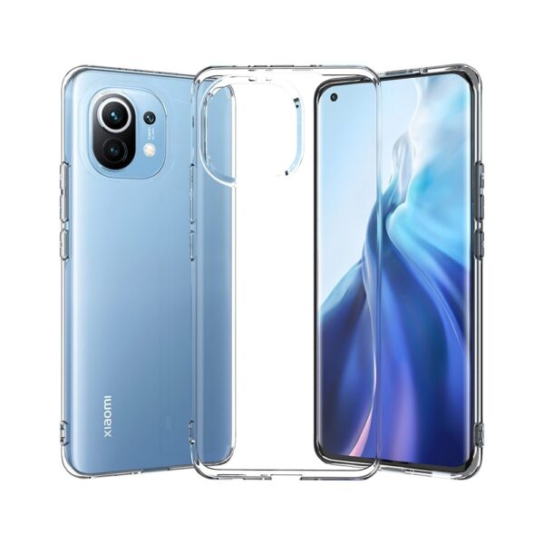 Θήκη Xiaomi Mi 11 Σιλικόνης Διάφανη TPU Silicone Case 1mm Transparent