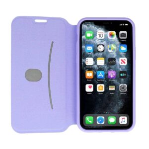 Θήκη iPhone 12 Pro Max Βιβλίο Απαλό Μωβ Vennus Wallet Lite Light Violet