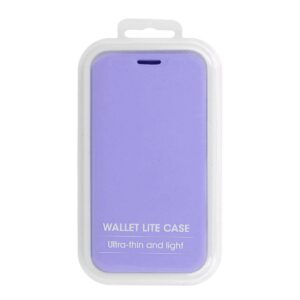 Θήκη iPhone 12 Pro Max Βιβλίο Απαλό Μωβ Vennus Wallet Lite Light Violet