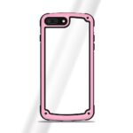 Θήκη iPhone SE 2022 / SE 2020 / 8 / 7 Ροζ Solid Frame PC with TPU Bumper Protective Case Pink