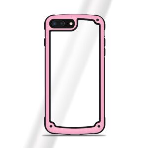 Θήκη iPhone SE 2022 / SE 2020 / 8 / 7 Ροζ Solid Frame PC with TPU Bumper Protective Case Pink