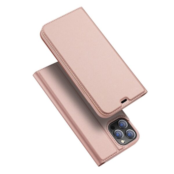 Θήκη iPhone 12 / 12 Pro Βιβλίο Ροζ - Χρυσό Dux Ducis Skin Pro Book Case Rose - Gold Θήκη iPhone 12 / 12 Pro Βιβλίο Ροζ - Χρυσό Dux Ducis Skin Pro Book Case Rose - Gold