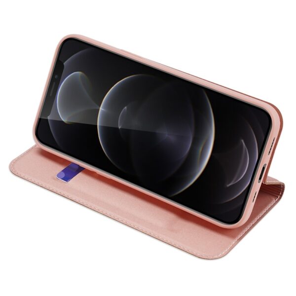 Θήκη iPhone 12 / 12 Pro Βιβλίο Ροζ - Χρυσό Dux Ducis Skin Pro Book Case Rose - Gold