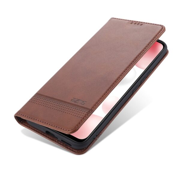Θήκη Xiaomi Mi 11 Βιβλίο Καφέ AZNS Magnetic Calf Texture Horizontal Flip Case Brown