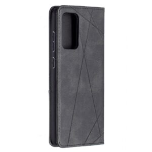 Samsung Galaxy A72 4G / A72 5G Θήκη Βιβλίο Μαύρο Rhombus Texture Horizontal Flip Magnetic Case Black