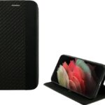 Θήκη Samsung Galaxy S21 Ultra 5G Βιβλίο Μαύρο Idol 1991 Elite ANTI - RFID Book Stand Black