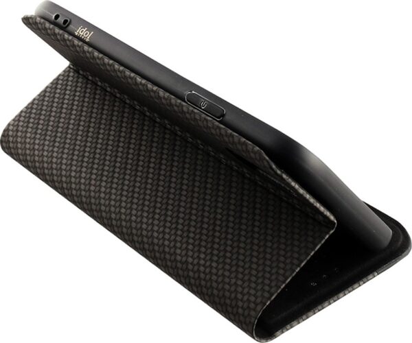 Θήκη Samsung Galaxy S21 Ultra 5G Βιβλίο Μαύρο Idol 1991 Elite ANTI - RFID Book Stand Black