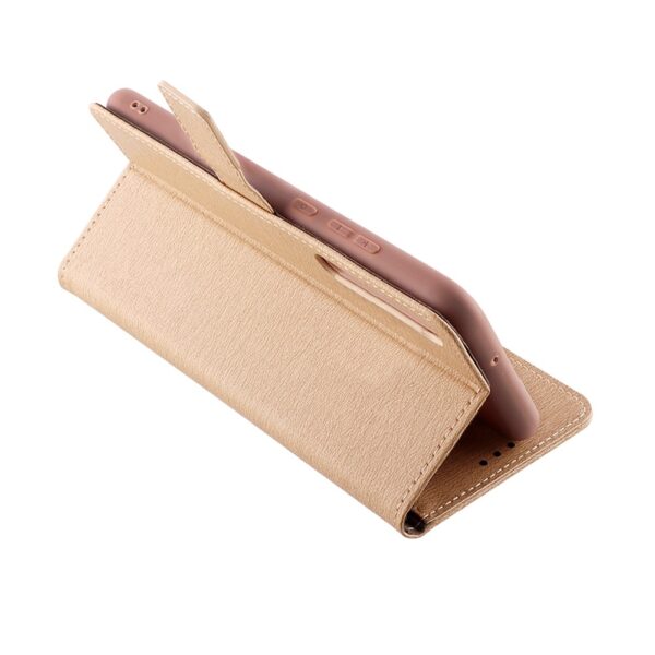 Θήκη Samsung Galaxy S21 Ultra 5G Βιβλίο Χρυσό Volte-Tel Allure Magnet Book Stand Clip Gold