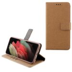 Θήκη Samsung Galaxy S21 Ultra 5G Βιβλίο Χρυσό Volte-Tel Allure Magnet Book Stand Clip Gold