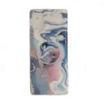 Forcell Samsung Galaxy A51 4G Wave Coral IMD Glossy Marble with Foldable Holder Θήκη Σιλικόνης με Σχέδιο